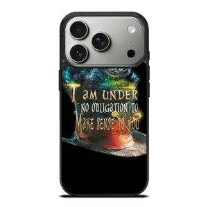 CHESHIRE CAT QUOTE ALICE IN WONDERLAND iPhone 17 Pro Case Cover