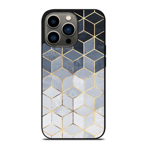 SOFT BLUE GRADIENT CUBES iPhone 13 Pro Case Cover
