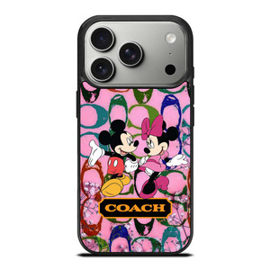 COACH MICKEY MINNIE MOUSE iPhone 17 Pro Case Cover