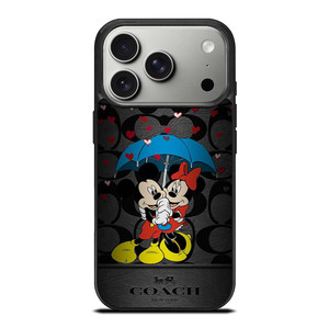 COACH NEW YORK MICKEY MINNIE MOUSE UMBRELLA iPhone 17 Pro Case Cover
