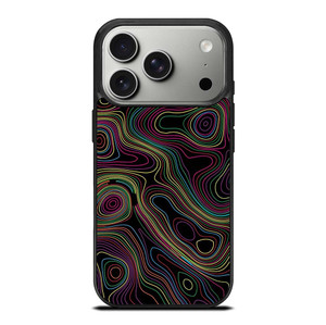 COLORFUL ABSTRACT LINES iPhone 17 Pro Case Cover