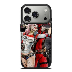 DEADPOOL HARLEY QUINN ART iPhone 17 Pro Case Cover