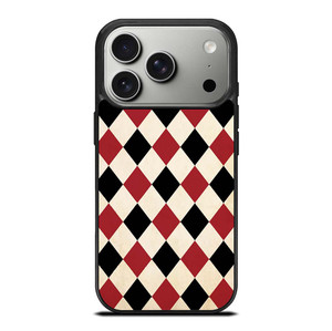 DIAMOND RED BACK PATTERN iPhone 17 Pro Case Cover