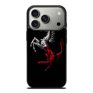 FERRARI LOGO CHROME HORSE iPhone 17 Pro Case Cover