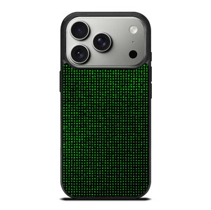 GREEN BINARY CODE PATTERN iPhone 17 Pro Case Cover