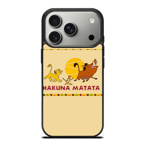 HAKUNA MATATA LION KING iPhone 17 Pro Case Cover