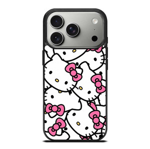 HELLO KITTY FACE COLLAGE iPhone 17 Pro Case Cover