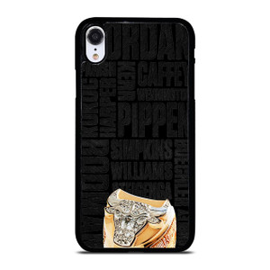 CHICAGO BULLS RING AND NAME iPhone XR Case Cover