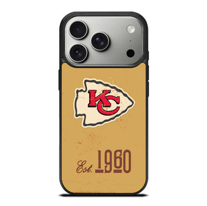KANSAS CITY CHIEFS RUSTY LOGO iPhone 17 Pro Case Cover