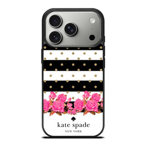 KATE SPADE NEW YORK FLORAL POLKADOTS iPhone 17 Pro Case Cover