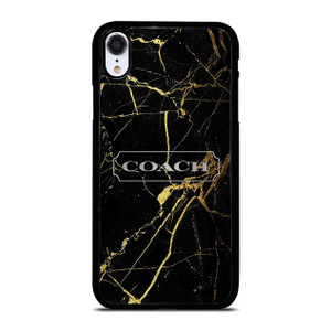 COACH NEW YORK GOLD MARBLE iPhone XR Case Cover COACH NEW YORK GOLD MARBLE iPhone XR Case Cover