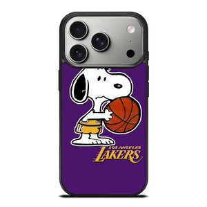 LA LAKERS BASKETBALL SNOOPY iPhone 17 Pro Case Cover