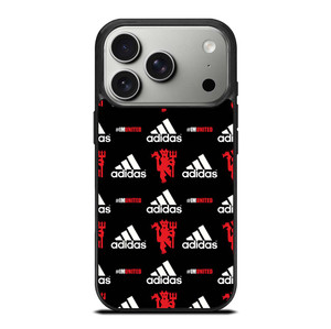 MANCHESTER UNITED ADIDAS PATTERN iPhone 17 Pro Case Cover