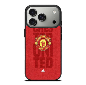 MANCHESTER UNITED FC LOGO ADIDAS iPhone 17 Pro Case Cover