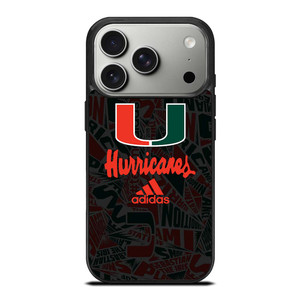 MIAMI HURRICANES UM ADIDAS iPhone 17 Pro Case Cover