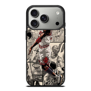 MICHAEL JORDAN COMIC ART iPhone 17 Pro Case Cover
