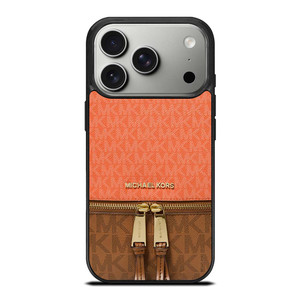 MICHAEL KORS MK LOGO BACKPACK ORANGE BAG iPhone 17 Pro Case Cover