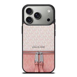 MICHAEL KORS MK LOGO BACKPACK PINK BAG iPhone 17 Pro Case Cover