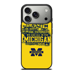 MICHIGAN WOLVERINES QUOTE NFL iPhone 17 Pro Case Cover