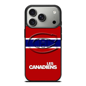 MONTREAL LES CANADIENS STRIPED LOGO iPhone 17 Pro Case Cover