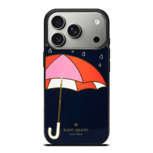 NAVY UMBRELLA KATE SPADE iPhone 17 Pro Case Cover