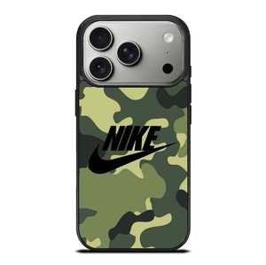 NIKE LOGO CAMO iPhone 17 Pro Case Cover