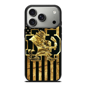 NOTRE DAME FIGHTING IRISH GOLD iPhone 17 Pro Case Cover
