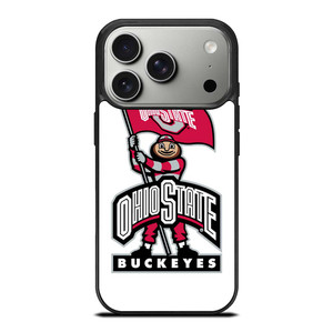 OHIO STATE BUCKEYES LOGO FOOTBALL MASKOT iPhone 17 Pro Case Cover