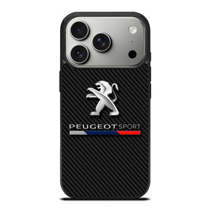PEUGEOT SPORT CAR CARBON LOGO iPhone 17 Pro Case Cover