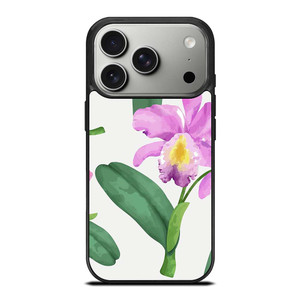 PURPLE ORCHID FLOWER PAINTING iPhone 17 Pro Case Cover
