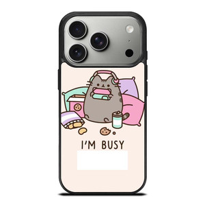 PUSHEEN CAT I'M BUSY iPhone 17 Pro Case Cover