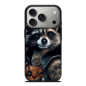 ROCKET RACCOON SMUDGE ART iPhone 17 Pro Case Cover