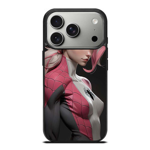 SEXY SPIDER GIRL MARVEL COMICS CARTOON iPhone 17 Pro Case Cover