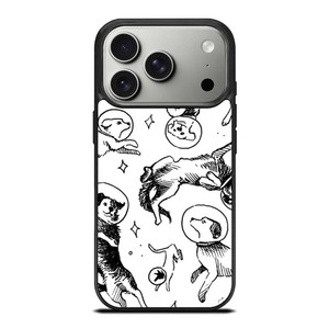 SPACE DOG WHITE PATTERN iPhone 17 Pro Case Cover