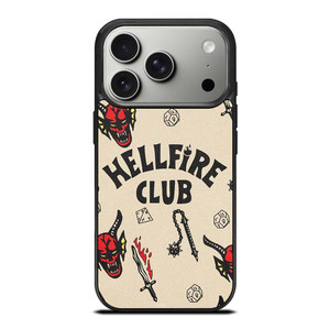 STRANGER THINGS HELLFIRE CLUB iPhone 17 Pro Case Cover