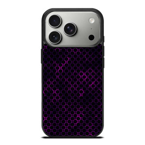 STYLISH HEXAGONAL VIOLET PATTERN iPhone 17 Pro Case Cover
