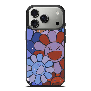 TAKASHI MURAKAMI FLOWER X KAWS iPhone 17 Pro Case Cover