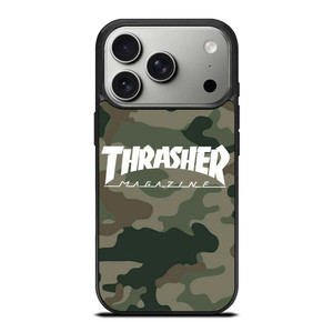 THRASHER SKATEBOARD MAGAZINE CAMO iPhone 17 Pro Case Cover