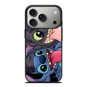 TOOTHLESS AND STITCH CARTOON iPhone 17 Pro Case Cover