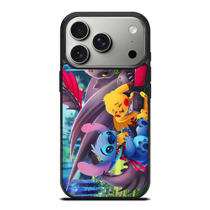 TOOTHLESS STITCH PIKACHU iPhone 17 Pro Case Cover