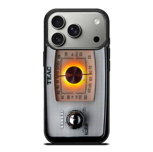 VINTAGE RADIO SILVER METAL iPhone 17 Pro Case Cover