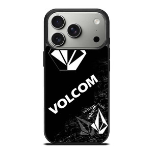 VOLCOM BLACK LOGO iPhone 17 Pro Case Cover