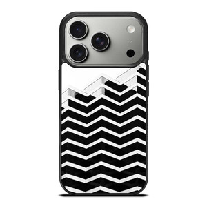 ZIG ZAG HALF PATTERN iPhone 17 Pro Case Cover
