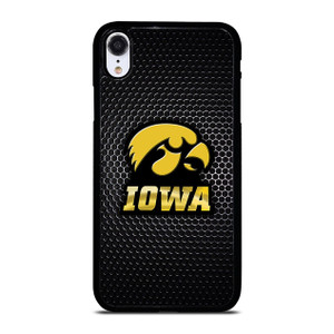 IOWA HAWKEYES METAL LOGO iPhone XR Case Cover IOWA HAWKEYES METAL LOGO iPhone XR Case Cover
