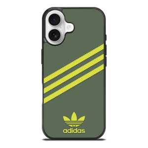 ADIDAS ORIGINALS STRIPES GREEN YELLOW iPhone 17 Case Cover