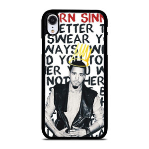 J COLE BORN SINNER QUOTES iPhone XR Case Cover