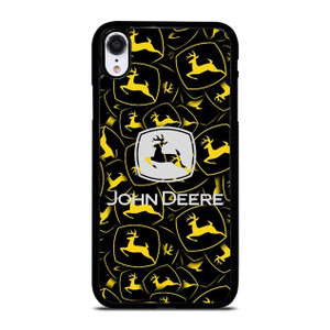 JOHN DEERE LOGO PATTERN iPhone XR Case Cover JOHN DEERE LOGO PATTERN iPhone XR Case Cover