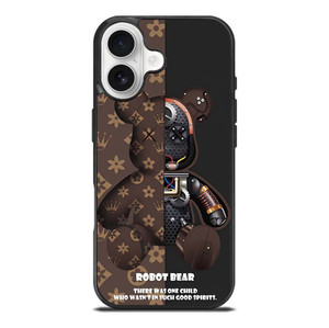 BEAR BRICK KAWS ROBOT BROWN iPhone 17 Case Cover