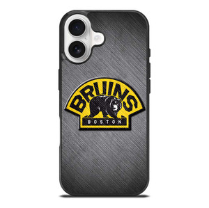 BOSTON BRUINS METAL LOGO iPhone 17 Case Cover