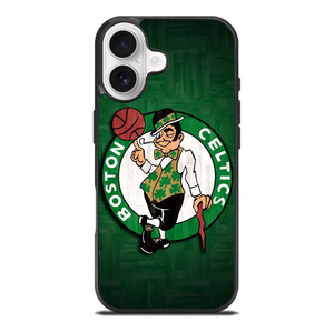 BOSTON CELTICS WOODEN LOGO iPhone 17 Case Cover
